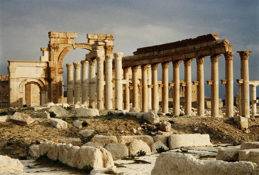 preview Palmyra, Kolonnaden und Hadriansbogen